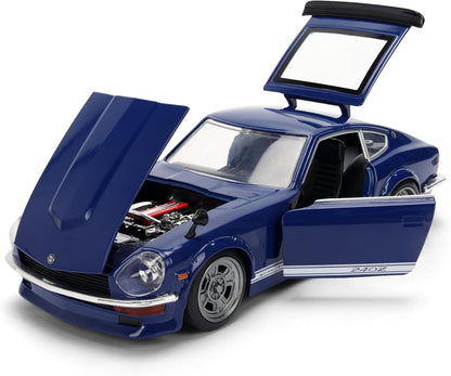 Jada 1972 Datsun 240Z, Dark Blue Toys 37020 – 1:24 Scale Diecast Model Car ( Cod Not Available )