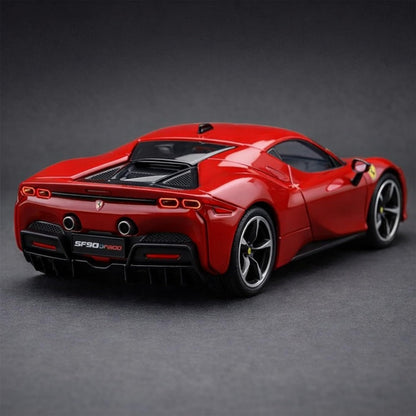 Wizplex Bburago Ferrari SF90 Stradale 1:64 Scale Die-Cast Metal Toy Car with Opening Front Doors – COD Not Available