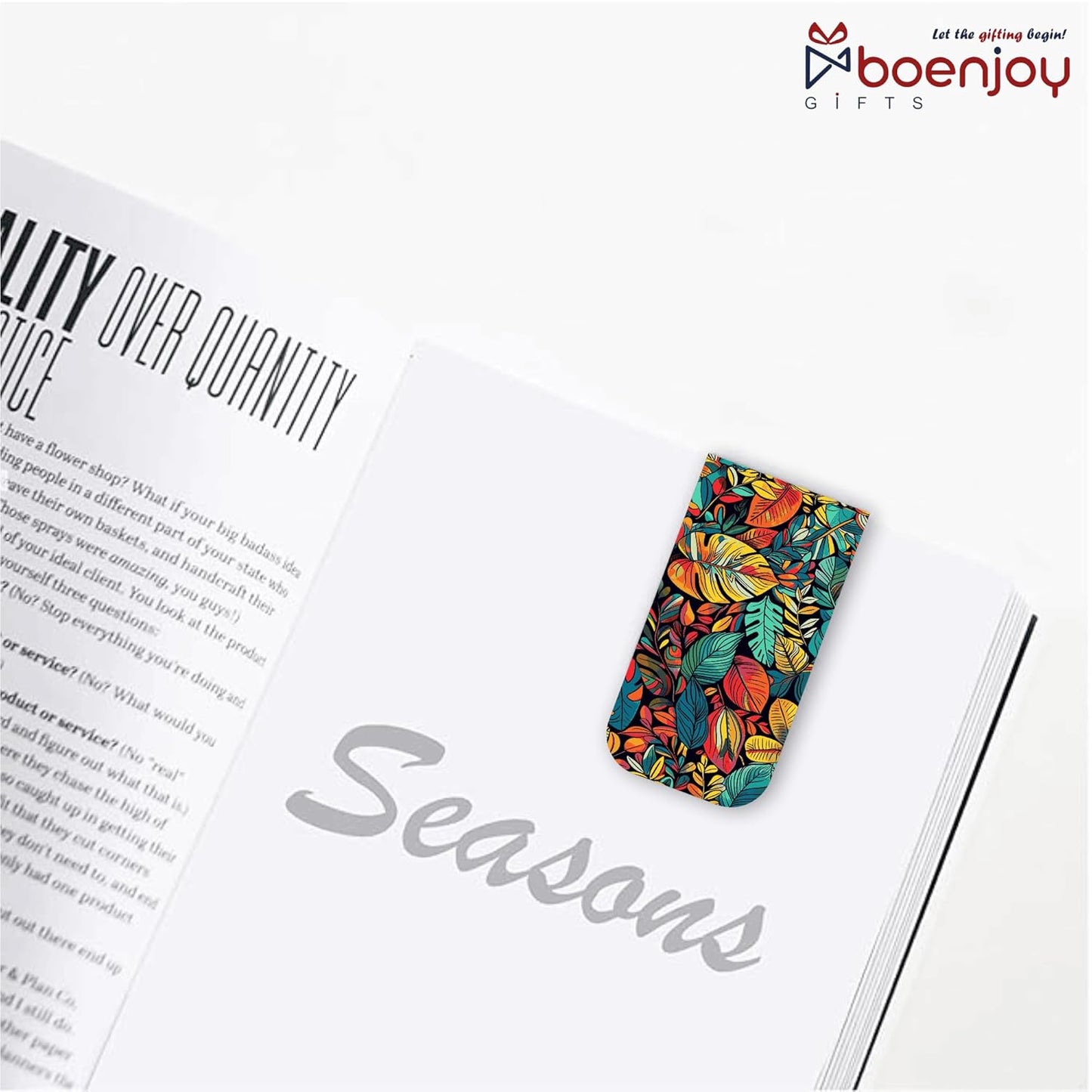 Mandala Bookmark Set of 10-8 Magnetic Bookmarks + 2 Paper Bookmarks for Book Lovers, (11 x 2.9 cm)