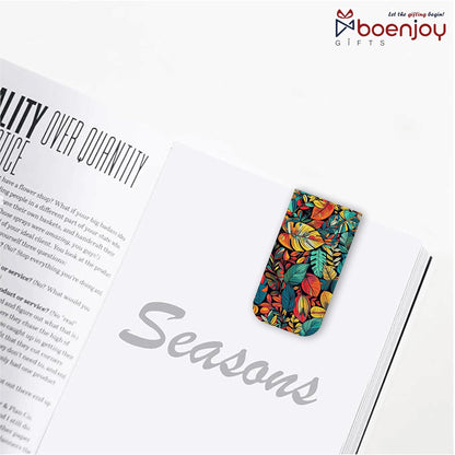 Mandala Bookmark Set of 10-8 Magnetic Bookmarks + 2 Paper Bookmarks for Book Lovers, (11 x 2.9 cm)