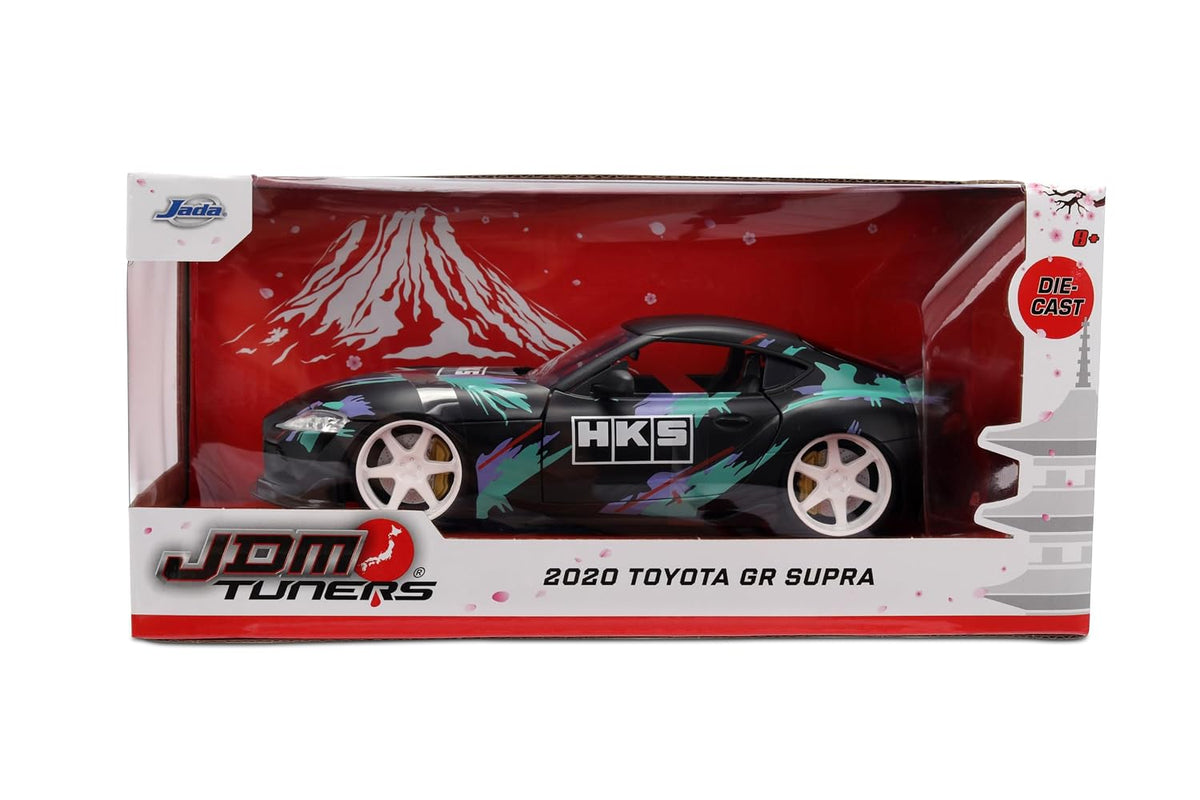 Jada 2020 Toyota GR Supra HKS, Black/Green Toys 37023-1/24 Scale Diecast Model Car ( COD NOT AVAILABLE0