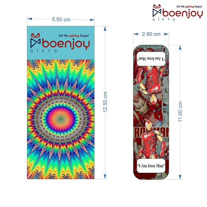 Superhero Bookmark Set of 10-8 Magnetic Bookmarks + 2 Paper Bookmarks for Book Lovers, Aesthetic Bookmarks, Magnetic Bookmarks for Readers (11 x 2.9 cm) New