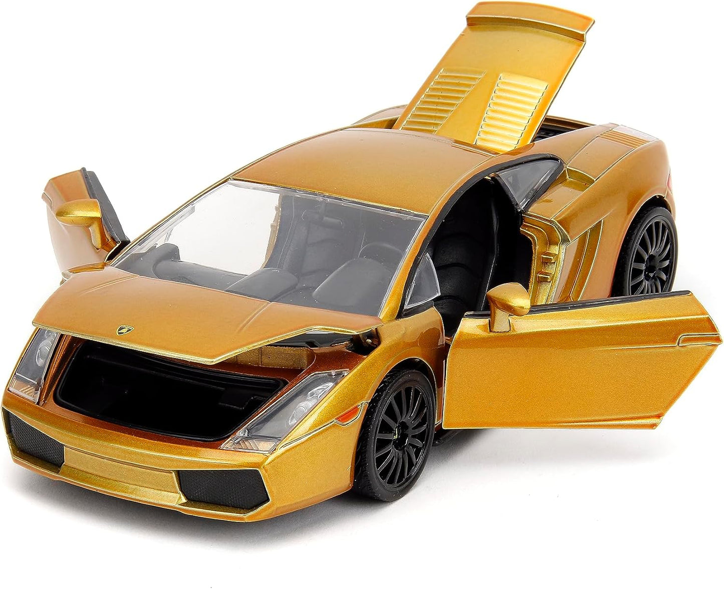 Jada Fast & Furious Fast X 1:24 Gold Lamborghini Gallardo Die-Cast Car, Toys for Kids and Adults( COD NOT AVAILABLE )