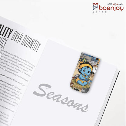 Sanatan Hindu God Bookmark Set of 10-8 Magnetic Bookmarks + 2 Paper Bookmarks for Book Lovers, Aesthetic Bookmarks, Hindu Gods, Sanatani Magnetic Bookmarks for Readers (11 x 2.9 cm)