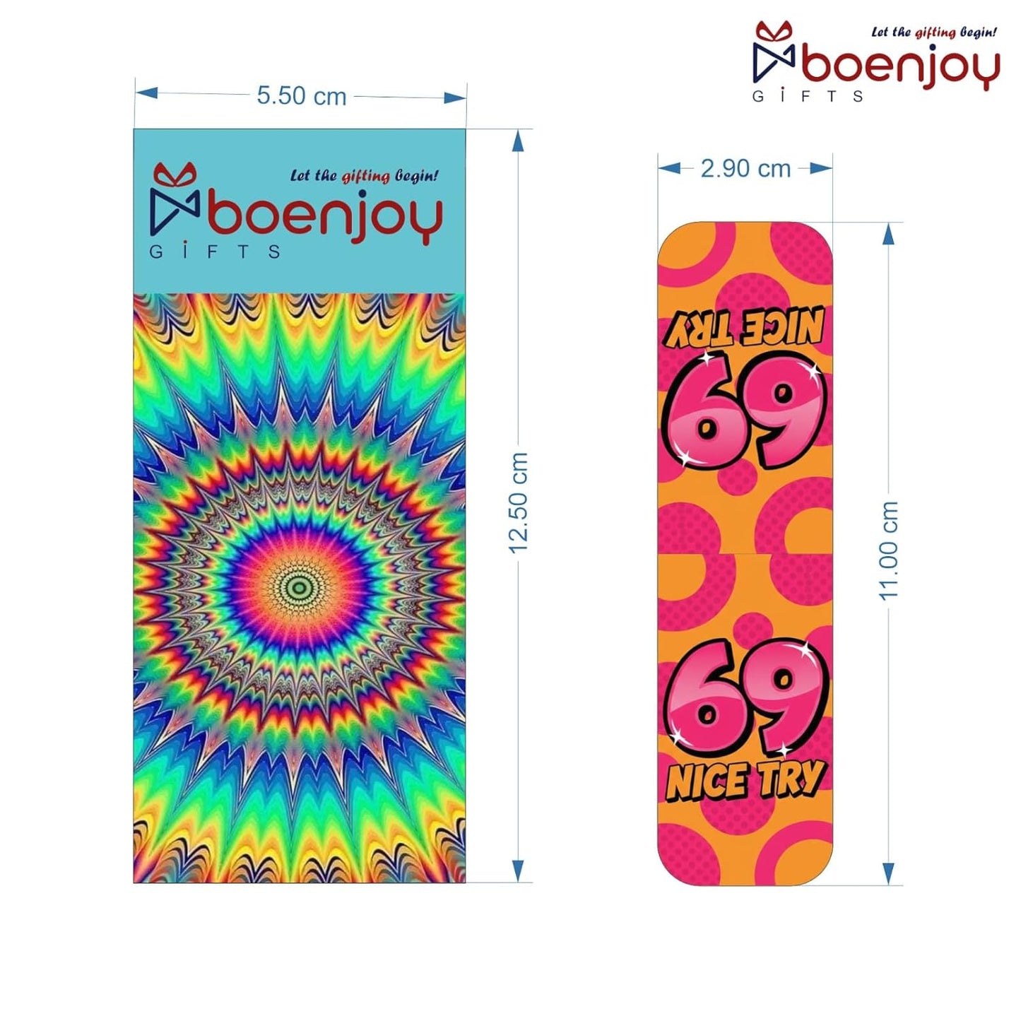 Number Mood Bookmark Set of 10-8 Magnetic Bookmarks + 2 Paper Bookmarks for Book Lovers, Aesthetic Bookmarks, Magnetic Bookmarks for Readers (11 x 2.9 cm)