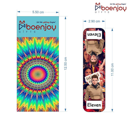 Stranger Things Bookmark Set of 10-8 Magnetic Bookmarks + 2 Paper Bookmarks for Book Lovers, (11 x 2.9 cm)