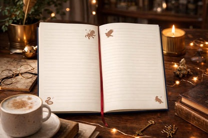 Harry Potter Hardcover Journal Diary, Vintage Writing Paper Notebook, 92 sheets Magnetic Cover (192 Pages) (Green)