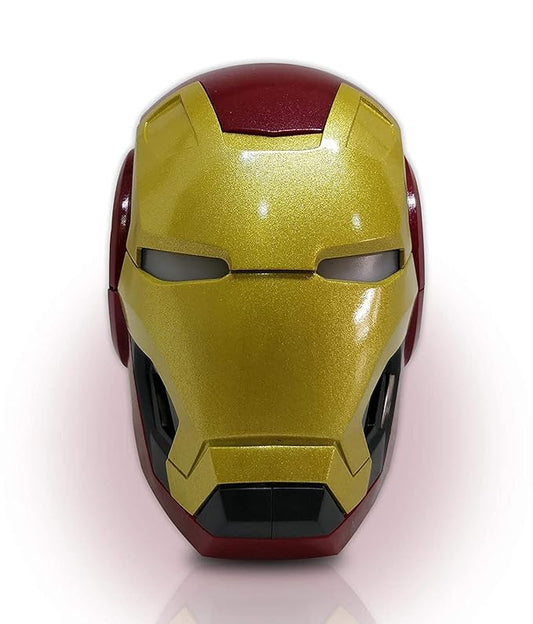 Iron Man Helmet Bluetooth Speaker – Limited Edition Marvel Design with HD Stereo Sound & Hands-Free Calling (5W)