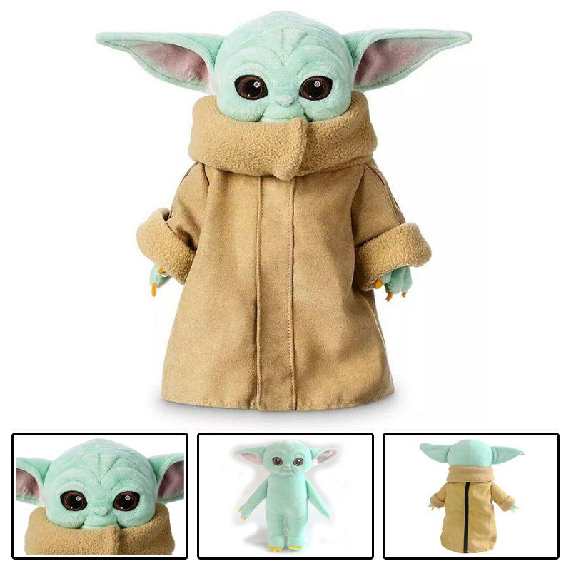 Baby Yoda (Grogu) Plush Toy Soft Teddy | Cute Star Wars Inspired Doll for Kids & Fans | Premium Soft Fabric Gift Approx(34 cm)