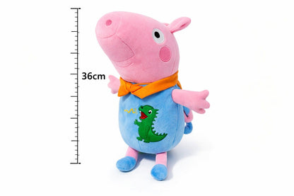 Peppa Pig Plush Toy for Kids (36 cm) – Cute Cartoon Pig Stuffed Soft Toy with Dinosaur Outfit, Ultra Soft Hugging Toy for Babies & Toddlers, Birthday Gift for Boys & Girls