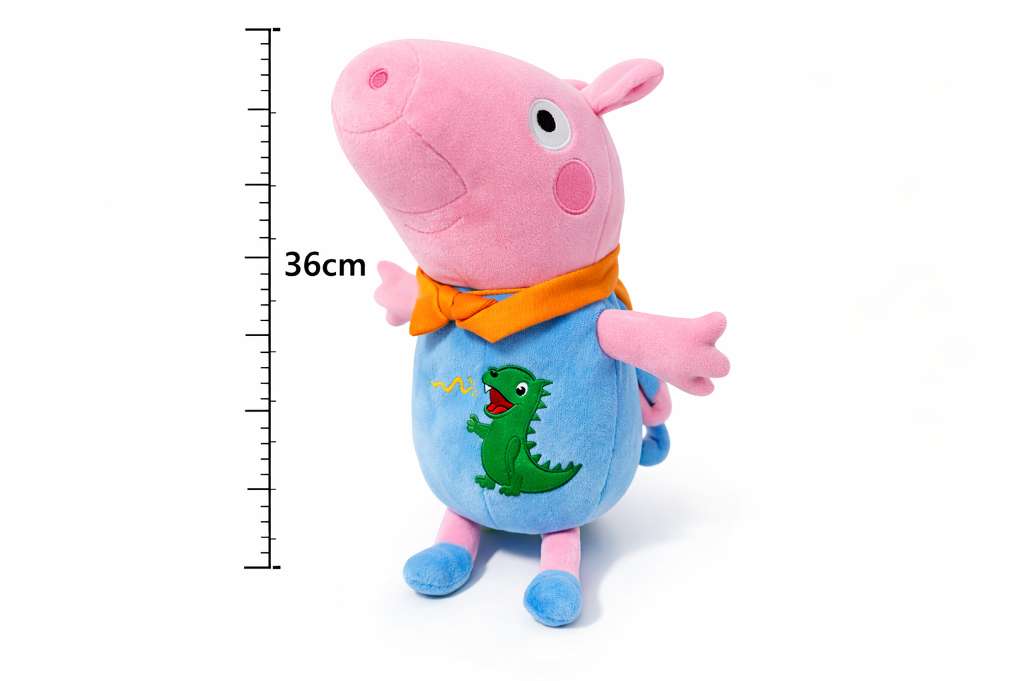 Peppa Pig Plush Toy for Kids (36 cm) – Cute Cartoon Pig Stuffed Soft Toy with Dinosaur Outfit, Ultra Soft Hugging Toy for Babies & Toddlers, Birthday Gift for Boys & Girls