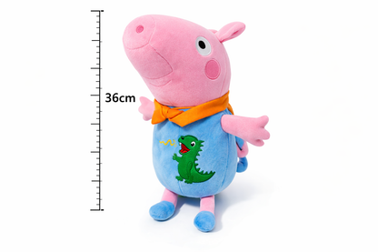 Peppa Pig Plush Toy for Kids (36 cm) – Cute Cartoon Pig Stuffed Soft Toy with Dinosaur Outfit, Ultra Soft Hugging Toy for Babies & Toddlers, Birthday Gift for Boys & Girls