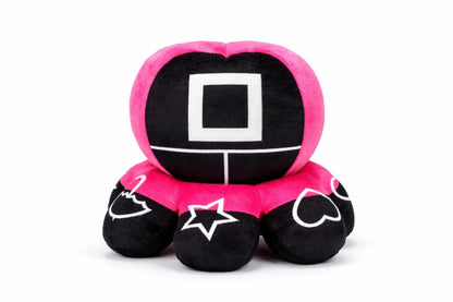 Squid Game Plush Toy 15 CM – One Side Pink & One Side Red | Soft Stuffed Octopus Doll | Premium Quality Fabric | Cute Toy for Kids, Boys, Girls & Fans
