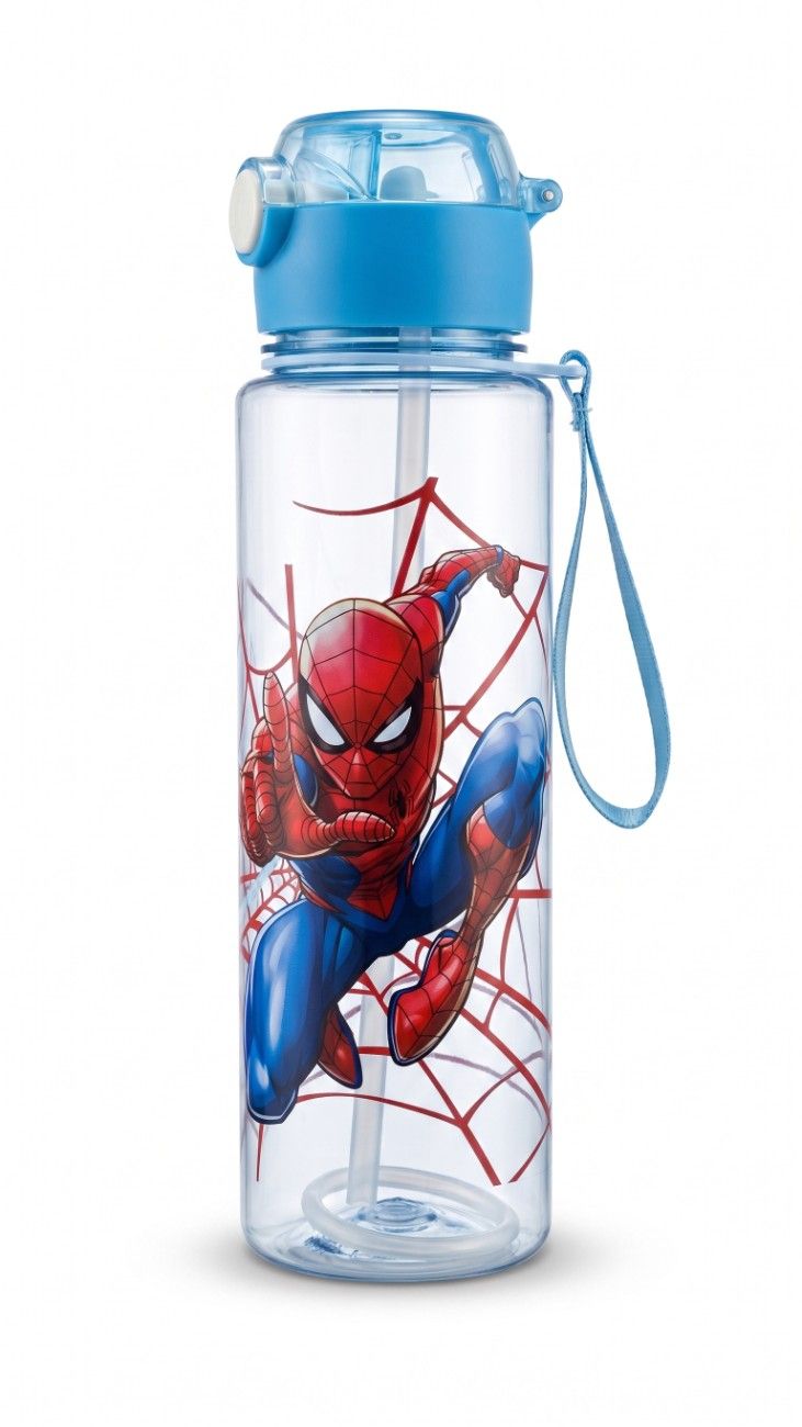 Water Bottle 1 Pc | Superhero, Princess, Cartoon Mouse Design | Leakproof | BPA Free 500ml