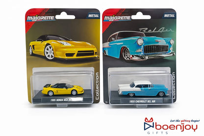 Majorette Die-Cast Metal Toy Car – 1995 Honda NSX-R & 1955 Chevrolet Bel Air Hot Wheels | 1:64 Scale Collectible Model Cars for Kids & Collectors |COD NOT AVAILABLE