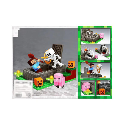 Minecraft Building Block Farm Set for Kids, 89+ Pieces Creative Construction Set, Bricks Kit with Figures & Accessories | Educational Toy for Boys & Girls Age 6+ (Style Code 834)