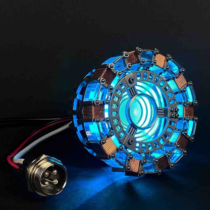 Iron Man Arc Reactor MK1 – Proof That Tony Stark Has A Heart LED Display with Acrylic Case | Vibration Sensor Collectible Replica