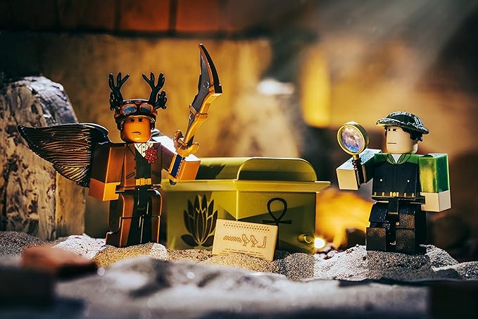 Roblox Action Figure Collection - Escape Room: Pharaoh's Tomb Playset- 10-Piece Collectible Pack