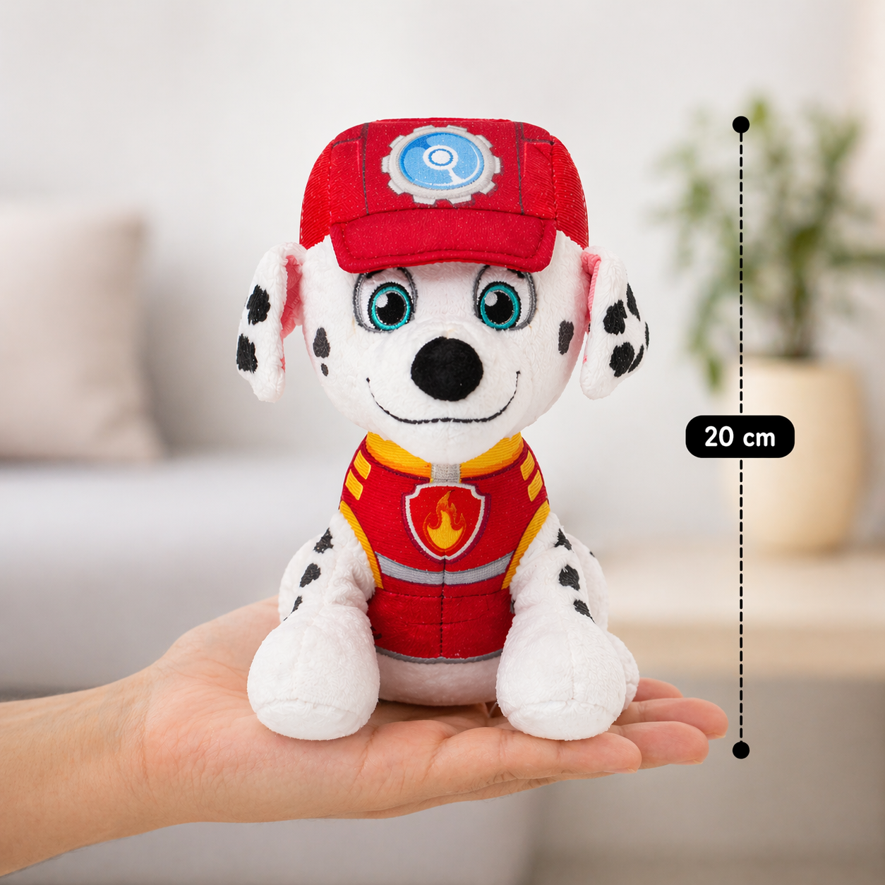 Marshall & Skye Plush Toy (20cm) – Cute Soft Dog Stuffed Toy for Kids, Girls, Boys & Gift Lovers Random 1 pcs