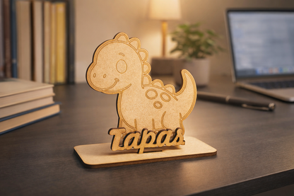 MDF Wooden Name Standy | Custom MDF Name Standy | Desk Decor | Unique Gift | Home & Office Decoration