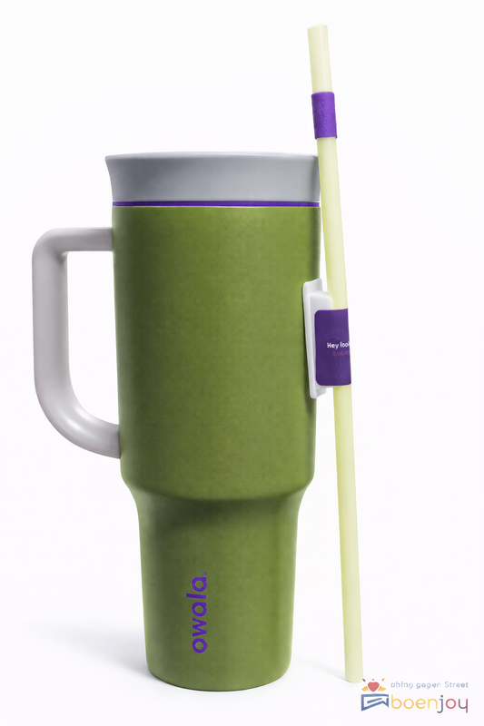 Insulated Tumbler Mug with Handle & Straw | Leakproof BPA Free Travel Coffee Cup | Hot & Cold Drink Tumbler 1185ML