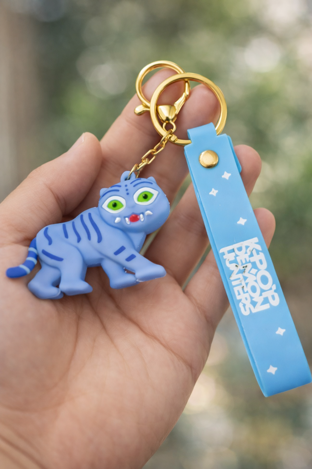 K POP Demon Hunters Key Chain Set of 4 Demon Character Keychains – Rumi, Mira, Zoey & Luna | Cute Anime Key Ring for Girls | Rubber Pendant Bag Charm | Stylish Gift for Kids & Women Random charactors