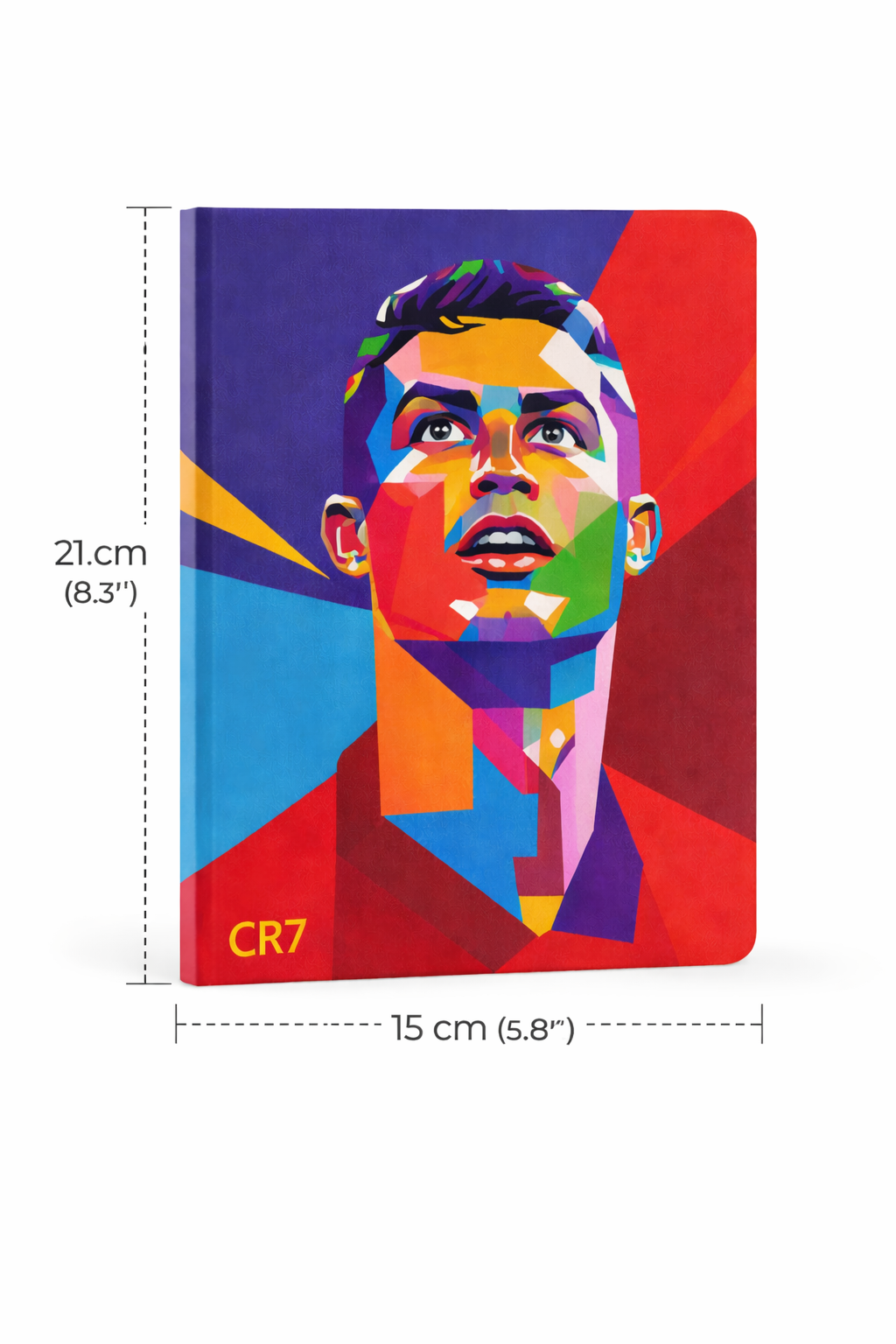 CR7 Notebook Set of 10 A5 Size | 100 Pages Premium Quality Notebooks | Smooth Writing Journal | School Office Study Notebook Set