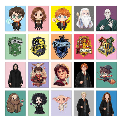 Harry Potter Kids Fridge Magnet Set, Refrigerator Magnets | Magnets for Kids | Fun Collectible Gift & Home Décor (Pack of 20) 4x5 cm