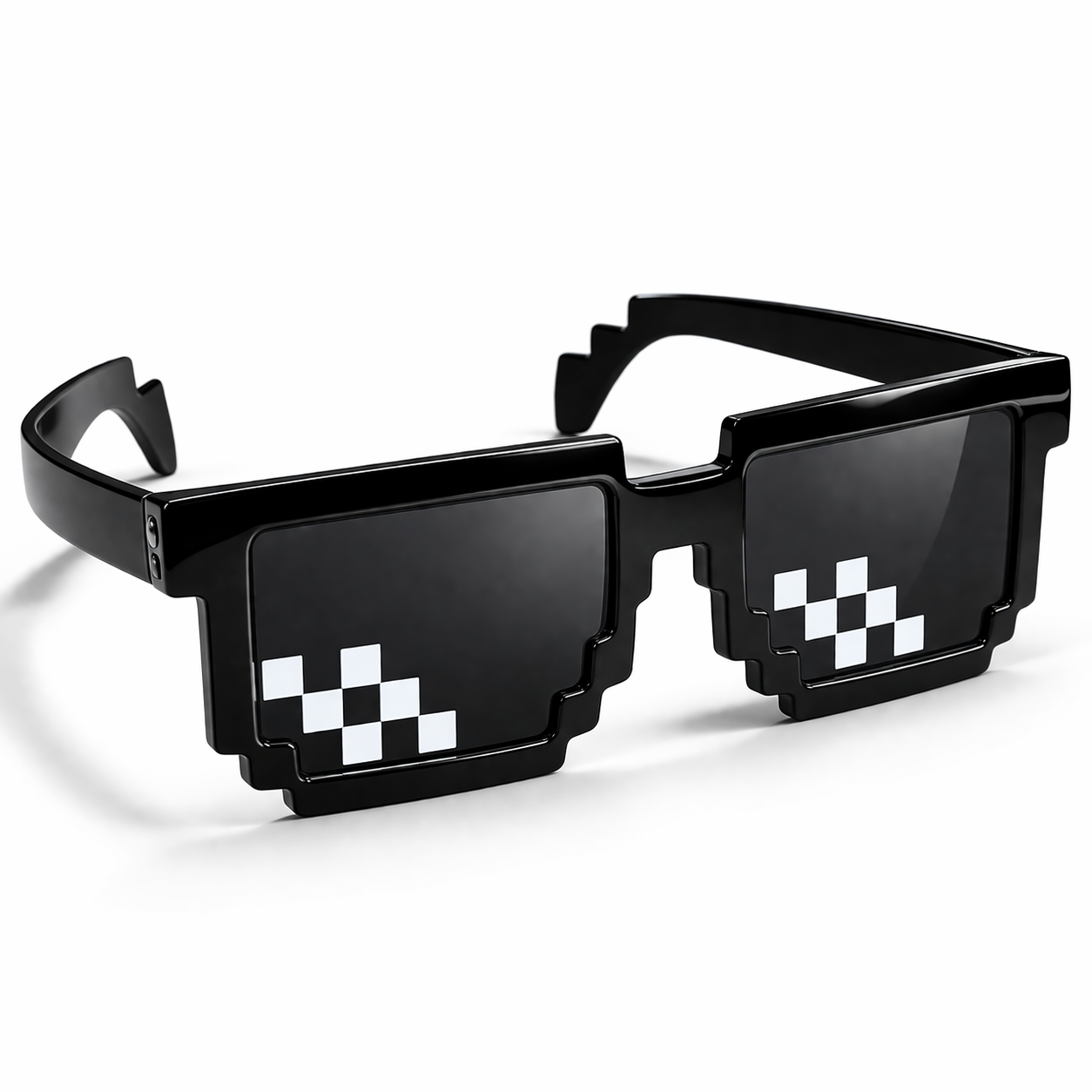Pixel Deal With It Sunglasses – Retro Meme Glasses | UV Protection | Party Wear | Lightweight Stylish Shades