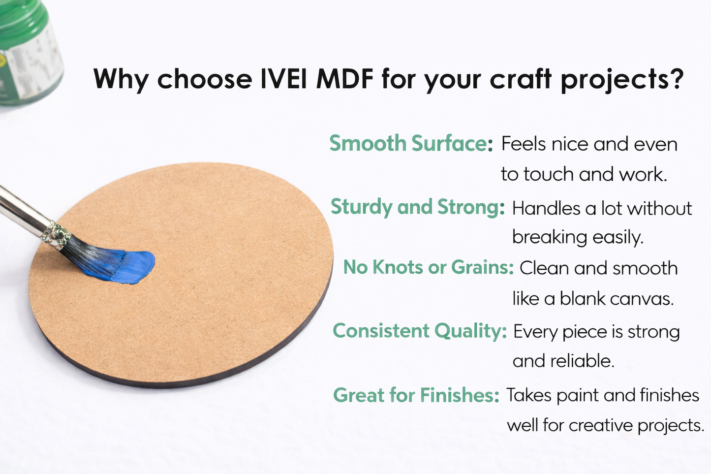 MDF Wood Sheet Craft - Plain Multi for Painting Wooden Sheet Craft - Set of 20-for Decoupage MDF Plains, Resin Art Work & Decoration