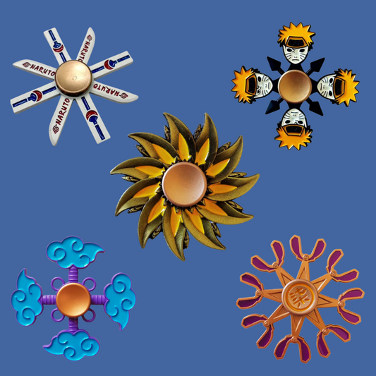 Naruto High-Speed Spinner Toy – Comic Anime Design for Kids & Adults (Random Design, Pack of 1)