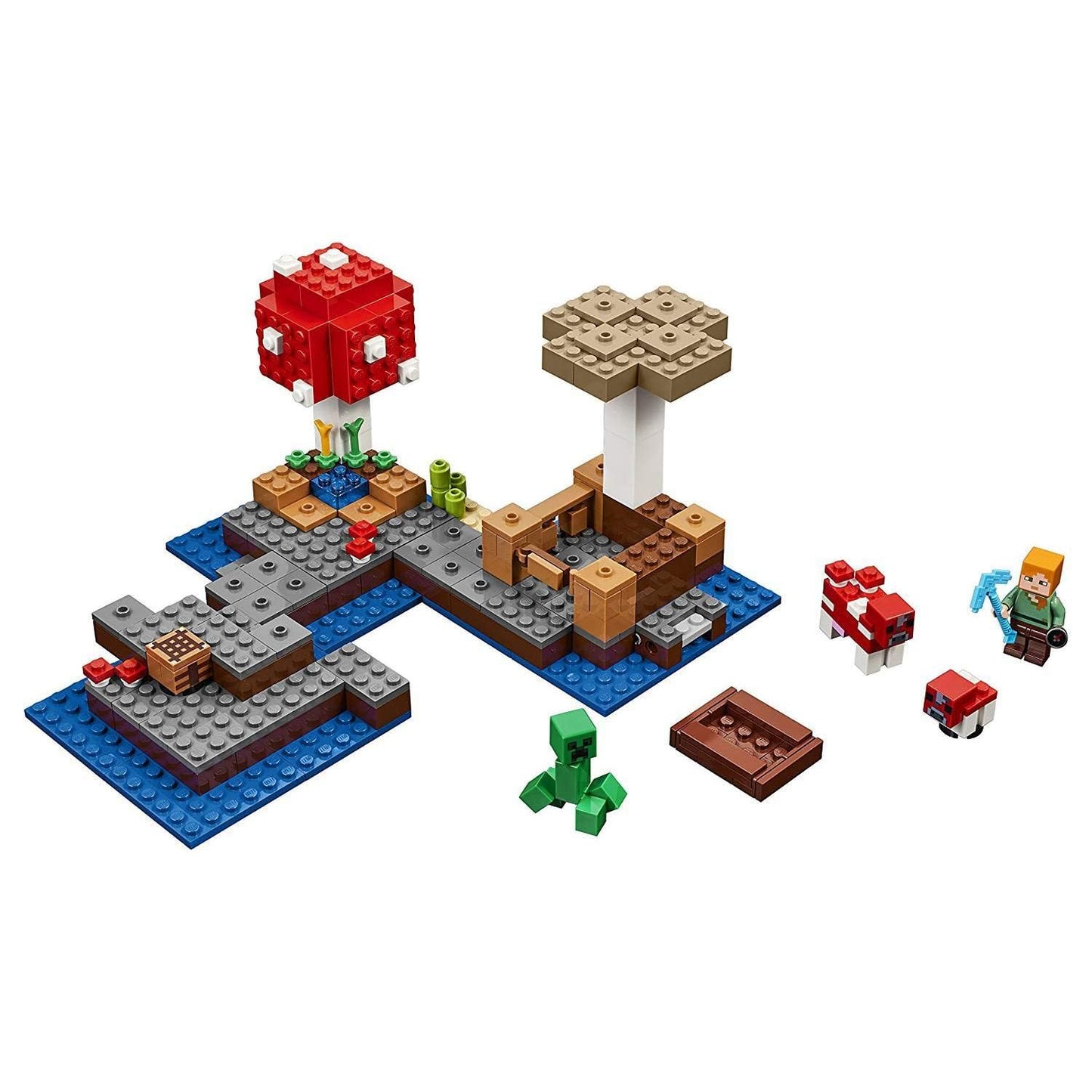 Mine- Craft Building Block Farm Set for Kids, 252+ Pieces Creative Construction Set, Bricks Kit with Figures & Accessories | Educational Toy for Boys & Girls Age 6+