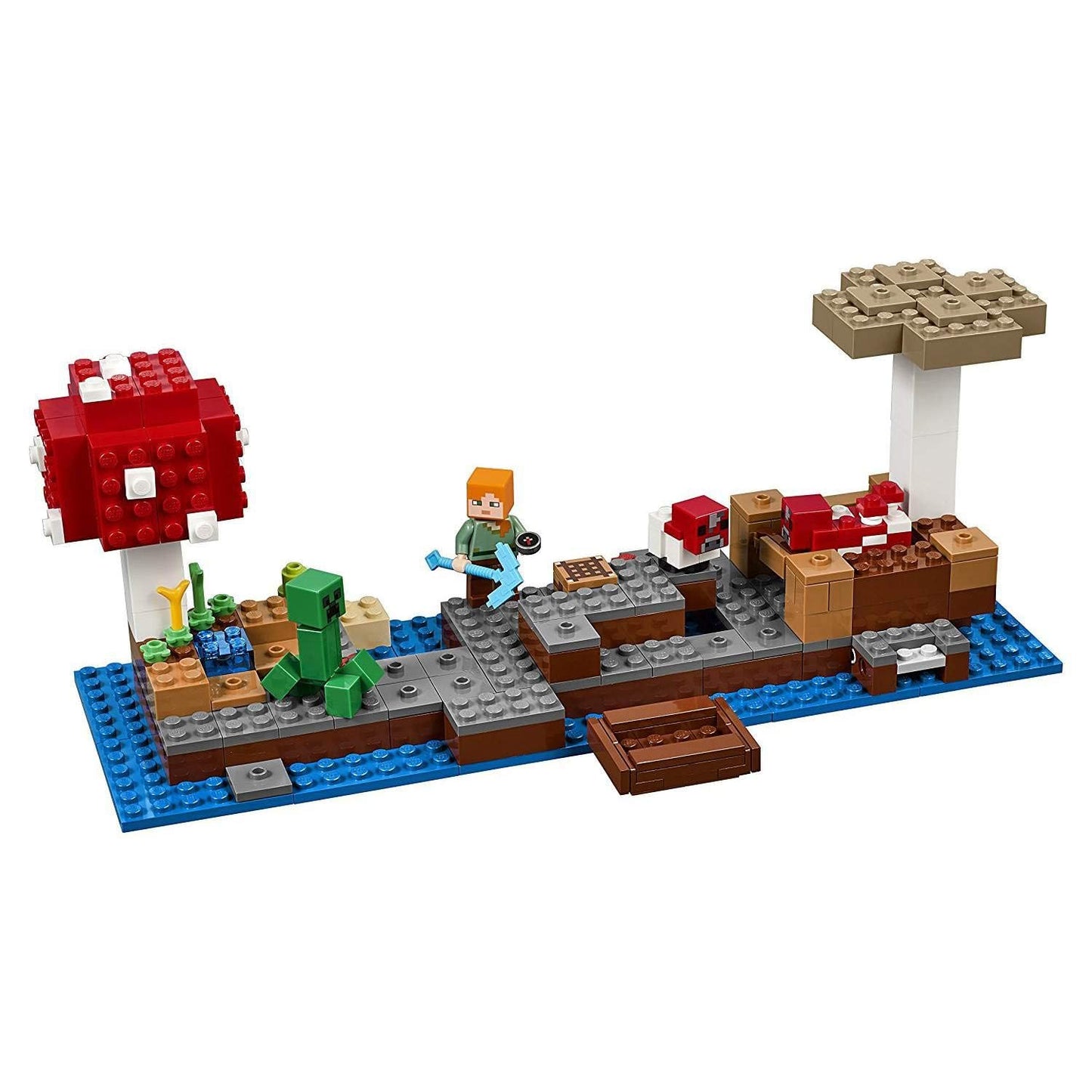 Mine- Craft Building Block Farm Set for Kids, 252+ Pieces Creative Construction Set, Bricks Kit with Figures & Accessories | Educational Toy for Boys & Girls Age 6+