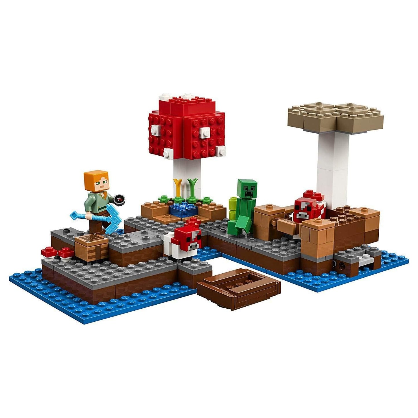 Mine- Craft Building Block Farm Set for Kids, 252+ Pieces Creative Construction Set, Bricks Kit with Figures & Accessories | Educational Toy for Boys & Girls Age 6+