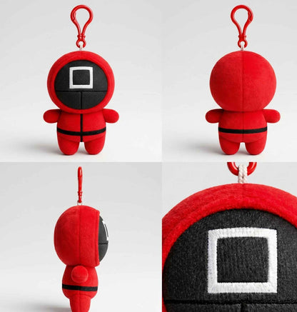 Riko the Red Guard Plush Keychain – Cute Mini Soft Toy Keyring | Backpack Charm | Gift for Kids & Fans(19CM)