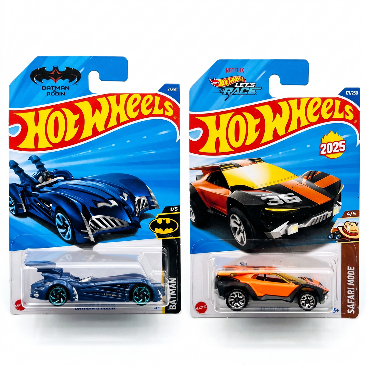 Hot Wheels Batman & Robin Batmobile + Safari Mode Die-Cast Toy Cars Combo | COD NOT AVAILABLE