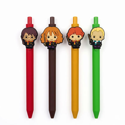 Harry Potter Pen Set of 4 | Blue Ink Character Ball Pens | COD Not Available