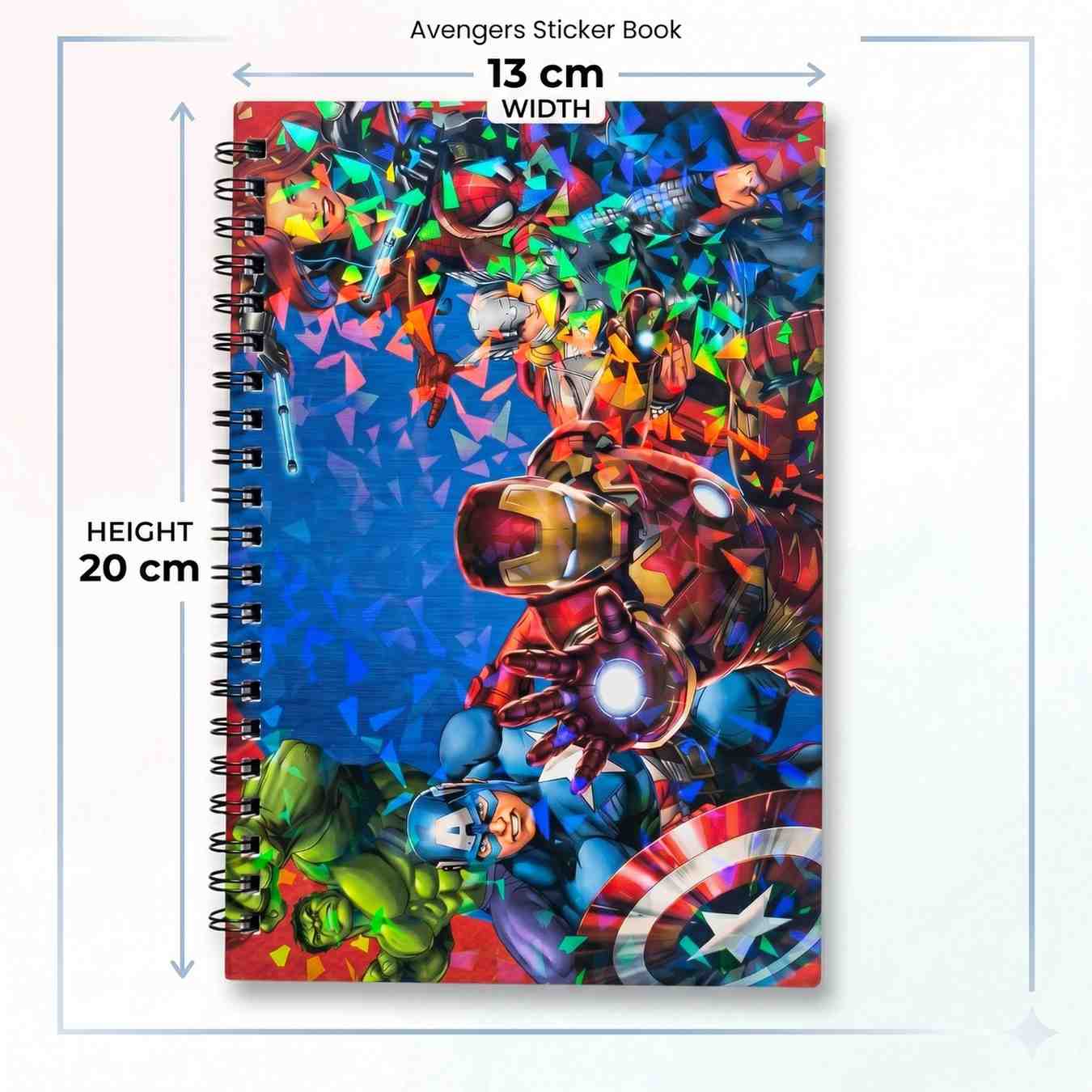 Avengers Sticker Book for Kids | 250+ Superhero Stickers | Iron Man, Captain America, Hulk, Thor, Spider-Man, Black Panther & Groot Sticker Collection