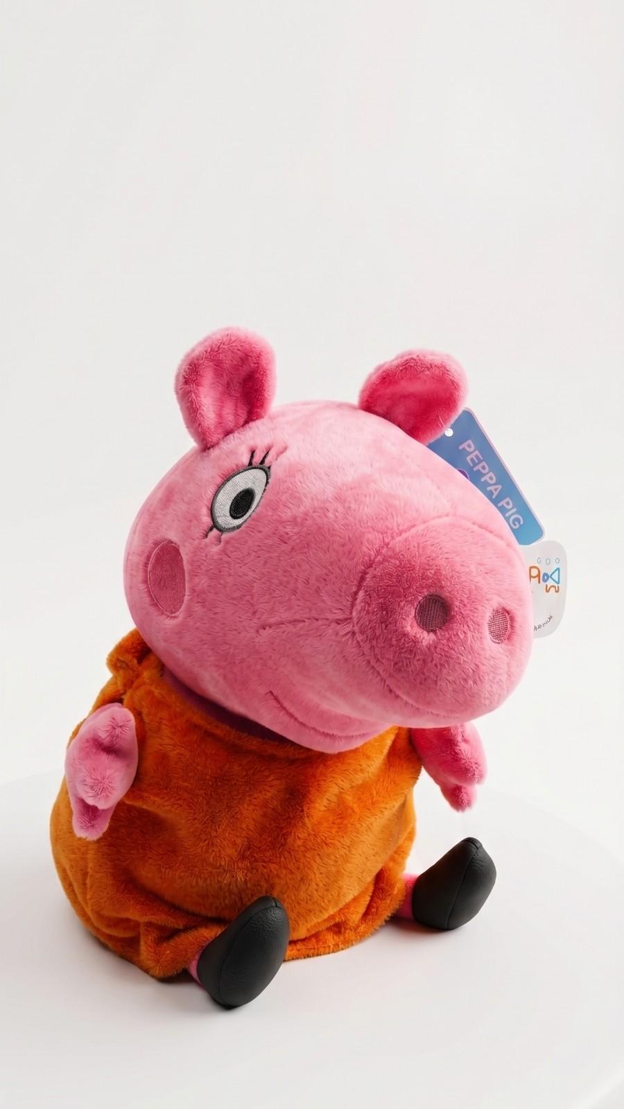 Peppa Pig Plush Toy – Ultra Soft Cuddly Stuffed Animal for Kids, Boys & Girls