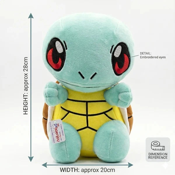 ShellyPop Turtle Plush Toy 28cm – Soft Cute Stuffed Animal for Kids Boys & Girls | Cuddly Cartoon Soft Toy | Perfect Gift for Kids, Babies & Loved Ones (1 Pc)