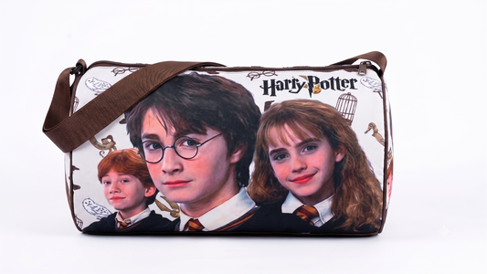 Harry Potter Duffle Bag for Kids Boys & Girls | Travel Gym Overnight Bag | Adjustable Shoulder Strap | 35 x 19 cm