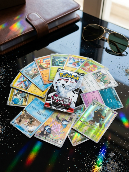 Pokémon Trading Cards Pack – 10 Collectible Holographic Character Cards for Kids