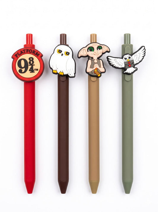 Harry Potter Pen Set of 4 | Blue Ink Character Ball Pens | COD Not Available (Copy)