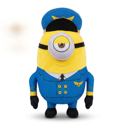 Captain OneEye Buddy Plush Toy – Cute Pilot Soft Toy for Kids, 35cm Stuffed Doll, Soft & Huggable Gift for Boys, Girls & Babies