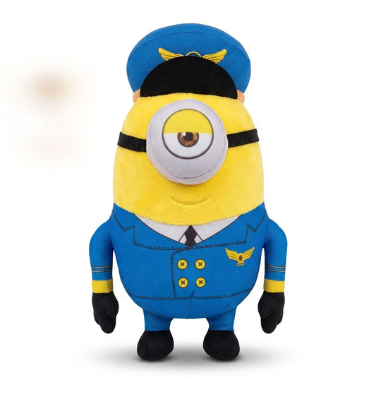 Captain OneEye Buddy Plush Toy – Cute Pilot Soft Toy for Kids, 35cm Stuffed Doll, Soft & Huggable Gift for Boys, Girls & Babies