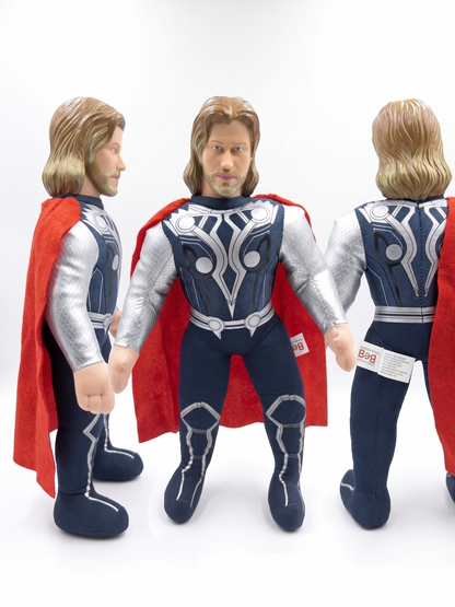 Thor Inspired Superhero Soft Toy Plush – 44cm Avengers Style Stuffed Doll for Kids & Fans