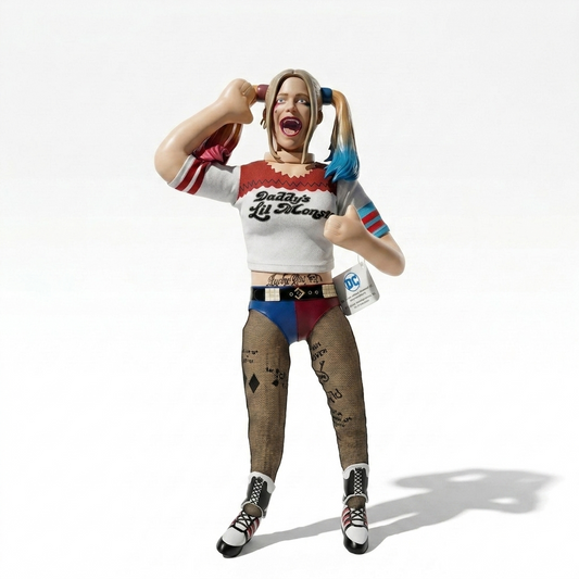 Harley Quinn Action Soft Toy (Set of 1) – DC Comics Collectible Toy | Cute Style Figurine | Desk Decor, Gift for Kids & Fans (size 45cm )
