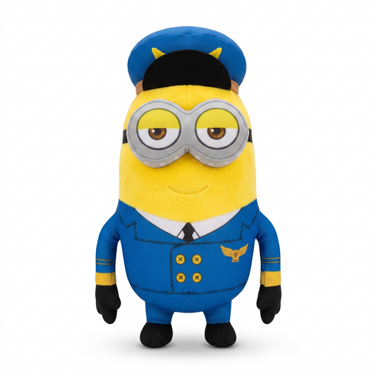 Pilot Plush Toy 1 Pc – Cute Cartoon Soft Toy for Kids, Girls & Boys, 30 cm Cuddly Stuffed Doll Gift