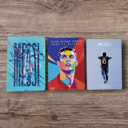 Cristiano Ronaldo CR7 Motivational Notebook – Hard Work & Talent Journal