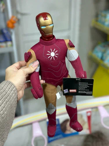 Iron Man Plush Toy 45cm – Red & Gold Soft Stuffed Superhero Doll for Kids, Boys & Girls | Premium Gift